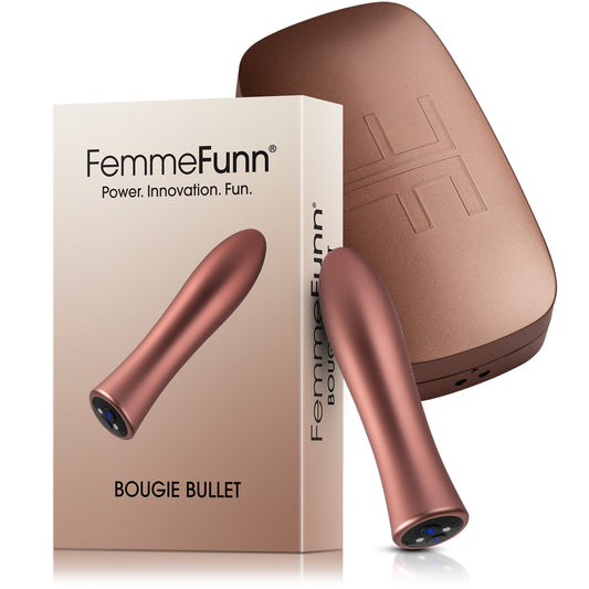 Femmefunn Bougie Bullet Rose Gold | 663546901349 | Available at EroticWarehouse.com