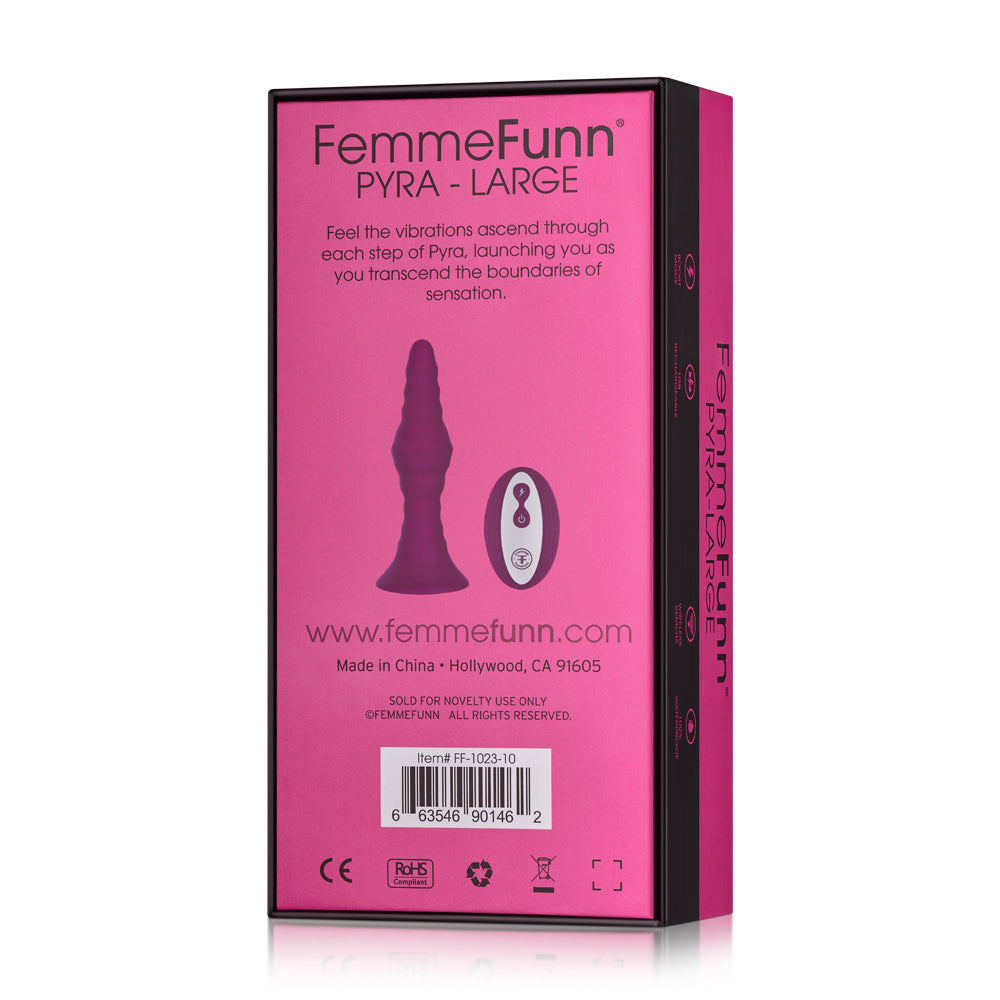 Femme Funn Pyra Large Dark Fuchsia | 663546901462 | Available at EroticWarehouse.com