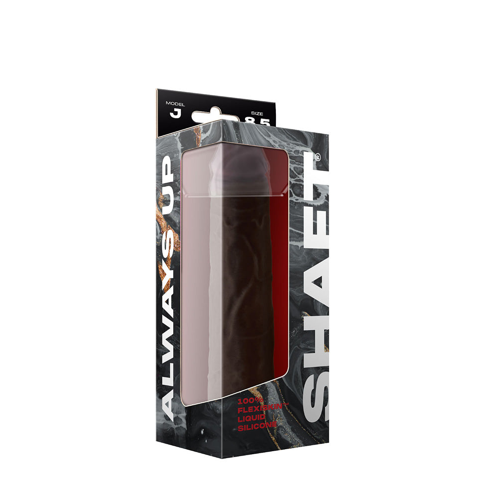 Model J 8.5" Liquid Silicone Dong Mahogany | 663546903992 | Available at EroticWarehouse.com