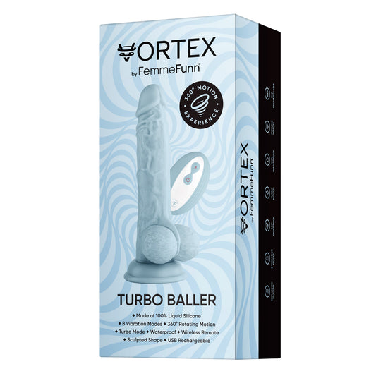 Wireless Turbo Baller Light Blue | 663546904111 | Available at EroticWarehouse.com