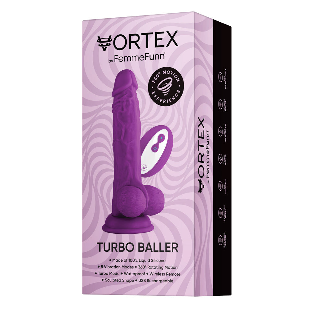 Wireless Turbo Baller Purple | 663546904128 | Available at EroticWarehouse.com