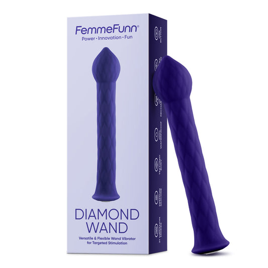 Diamond Wand Dark Purple | 663546904500 | Available at EroticWarehouse.com