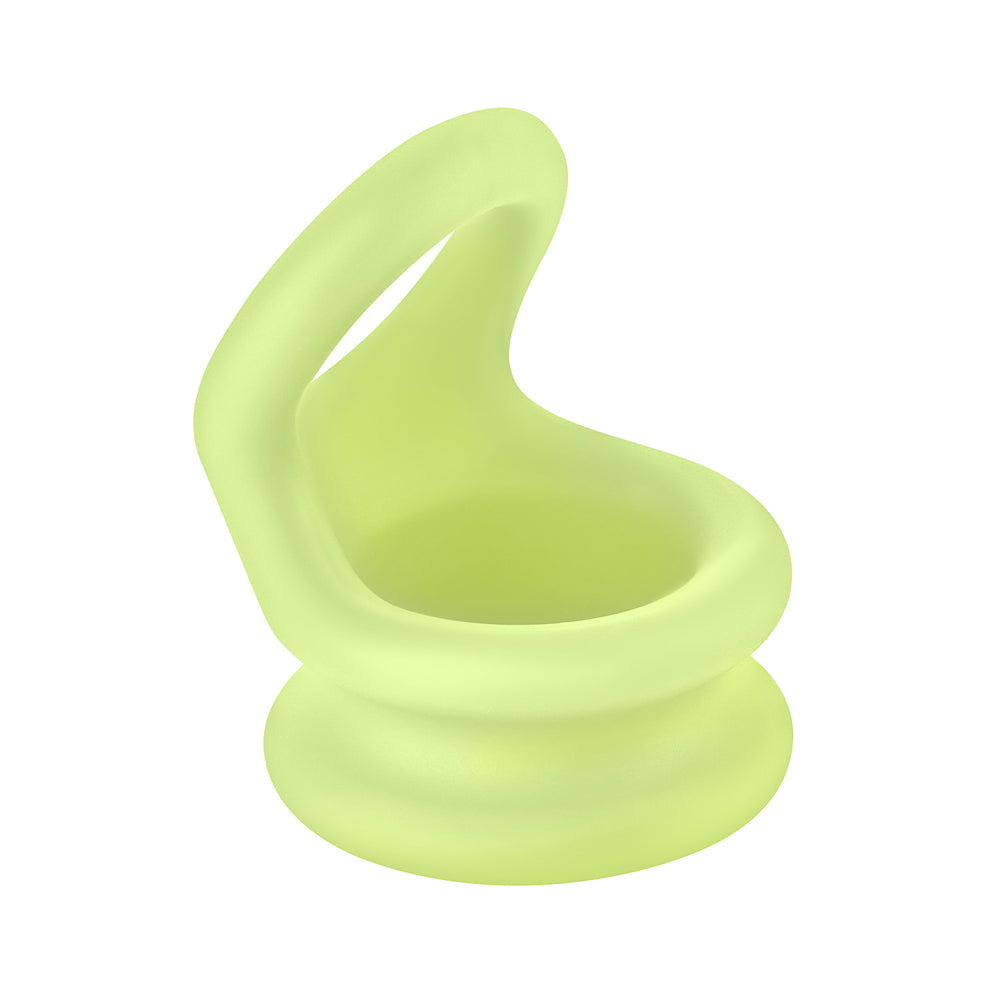 Forto F-20: Balls Stretcher Liquid Silicone 55/72Mm Glow | 663546905019 | Available at EroticWarehouse.com