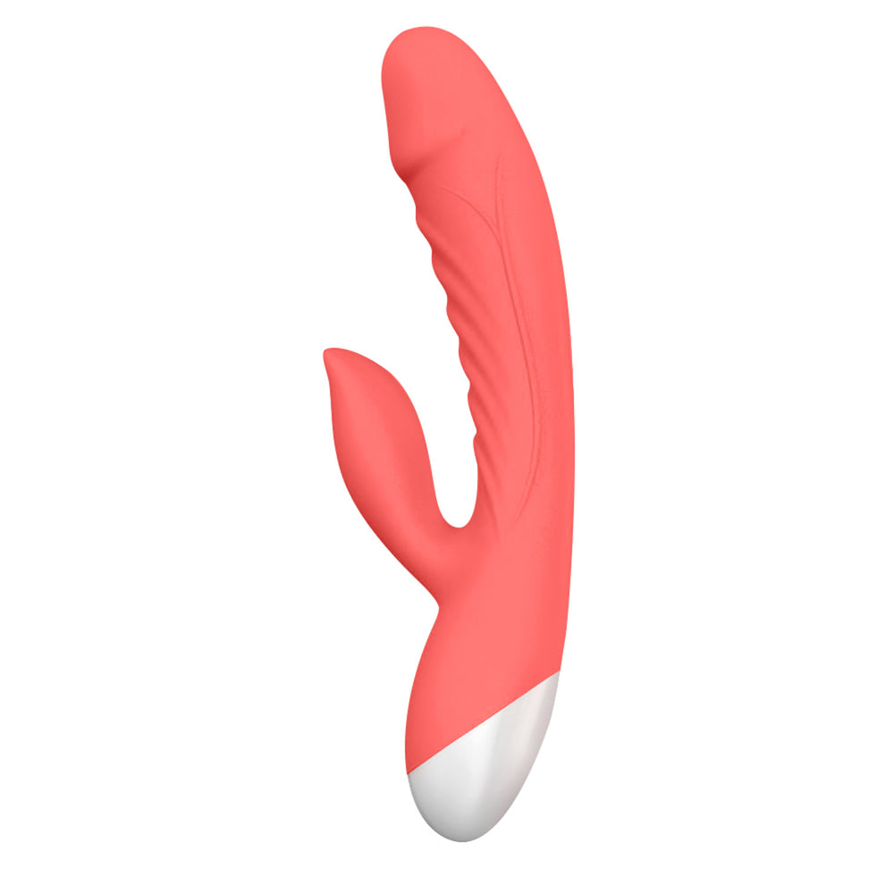Rv20: Rabbit Vibrator Coral | 663546905132 | Available at EroticWarehouse.com