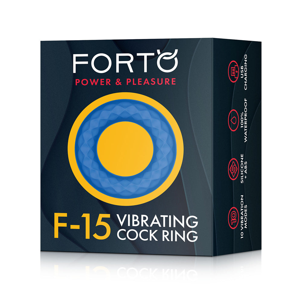 F-15: Vibrating Cockring Blue | 663546905217 | Available at EroticWarehouse.com
