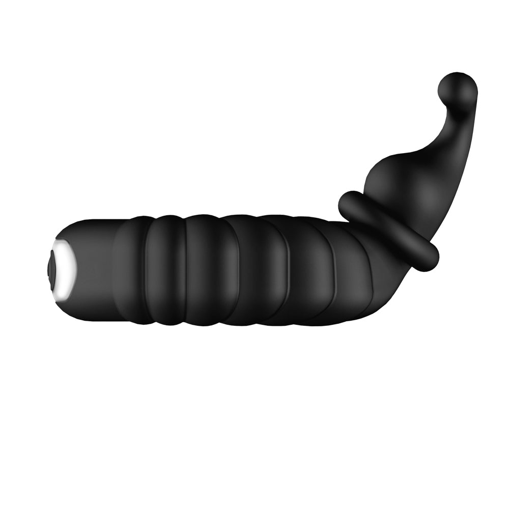 F-24: Textured Vibrating Cockring Black | 663546905231 | Available at EroticWarehouse.com