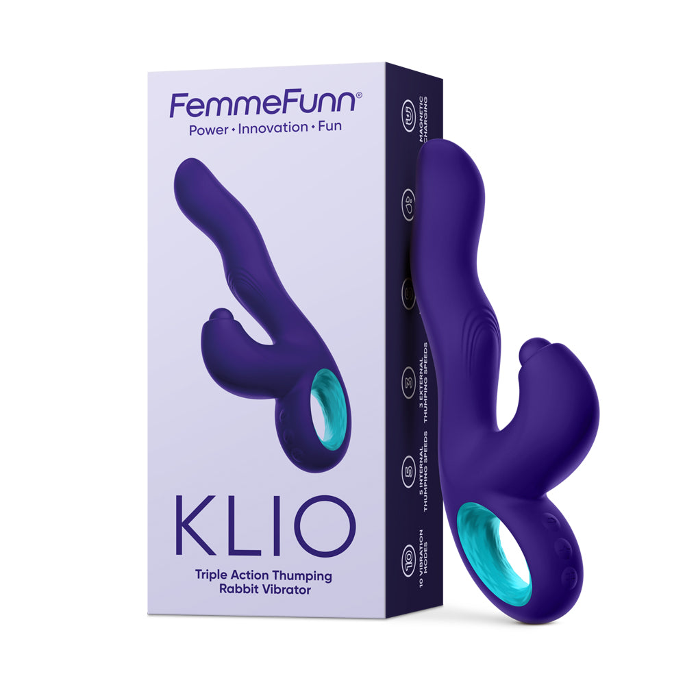 Femmefunn Klio Dark Purple | 663546906351 | Available at EroticWarehouse.com