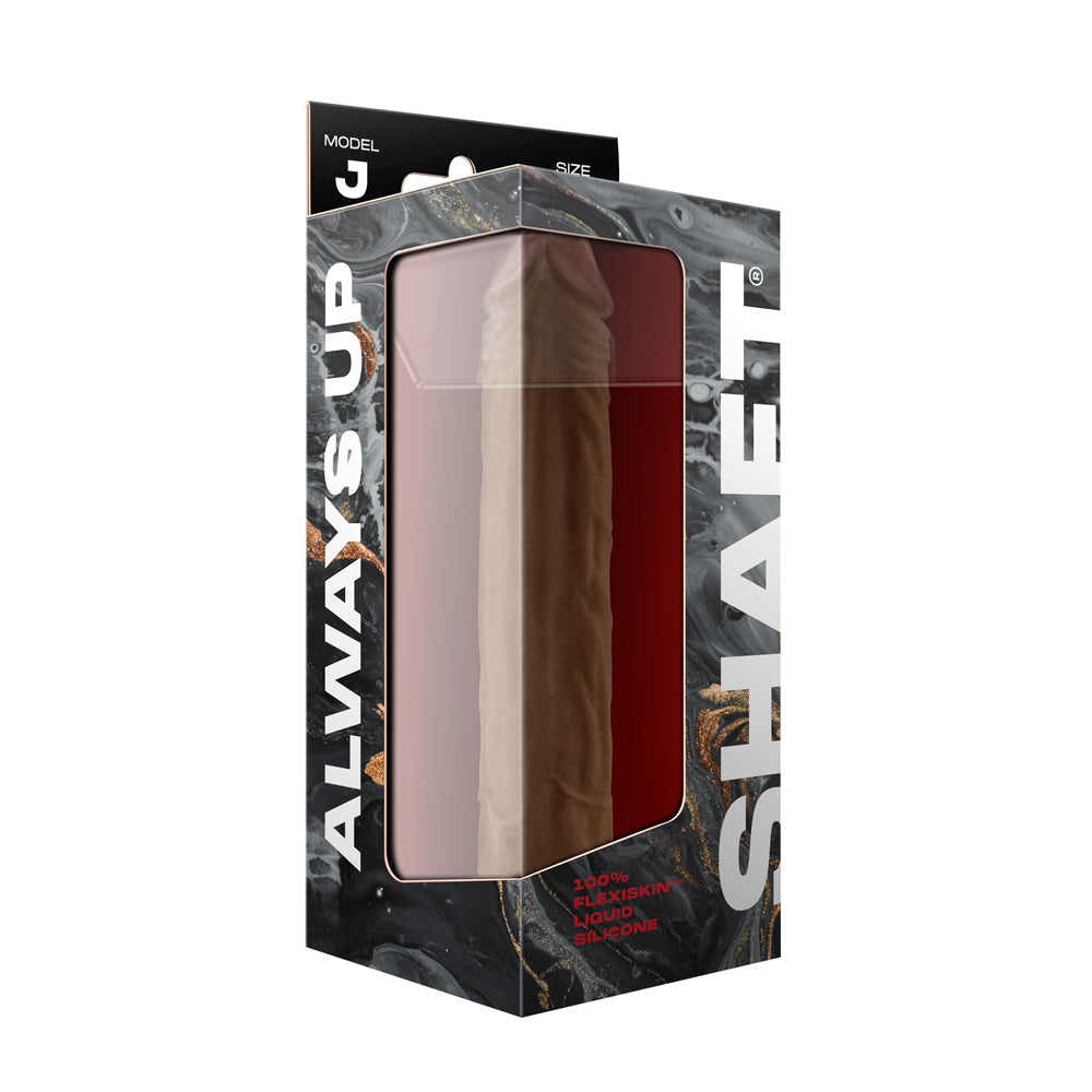 Model J 9.5" Liquid Silicone Dong Oak | 663546906511 | Available at EroticWarehouse.com