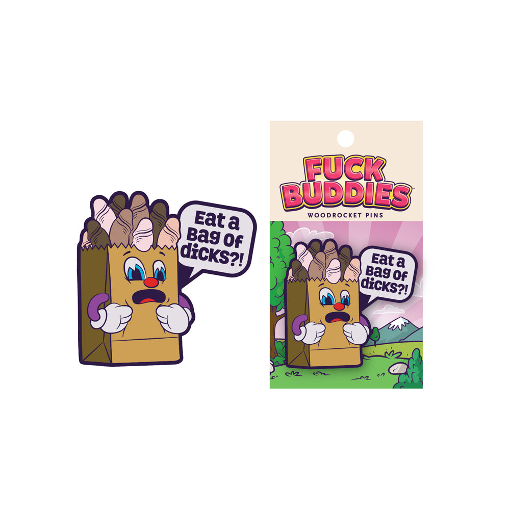 Pin Fuck Buddies Bag Of Dicks | 665752708132 | Available at EroticWarehouse.com
