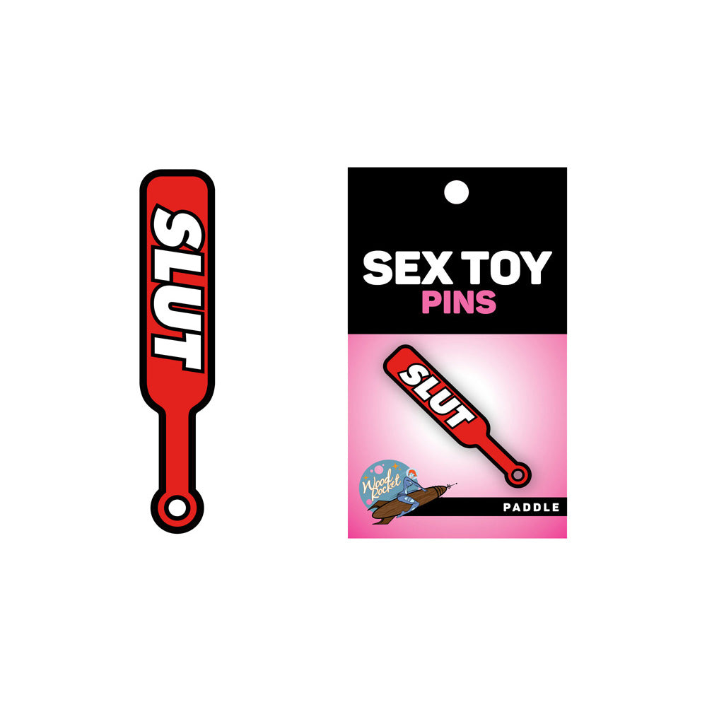Slut Paddle Pin | 669203784973 | Available at EroticWarehouse.com