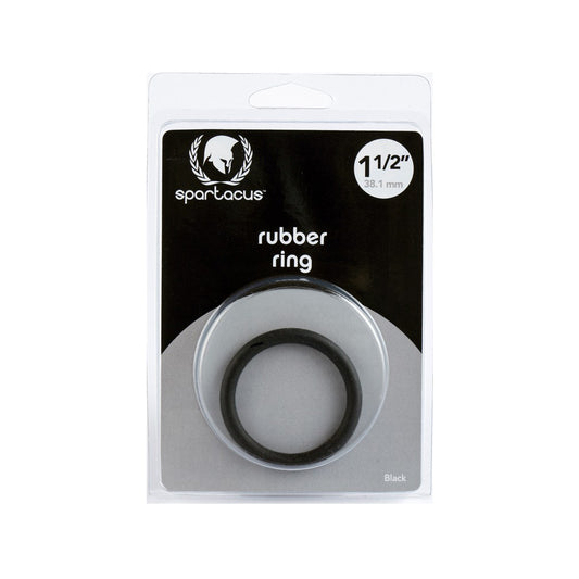 1.5'' Rubber C-Ring - Black | 669729410127 | Available at EroticWarehouse.com