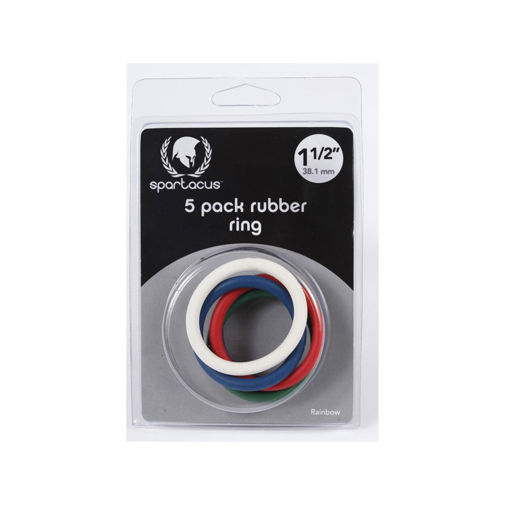 1.5'' Soft C-Rings - Rainbow | 669729410479 | Available at EroticWarehouse.com