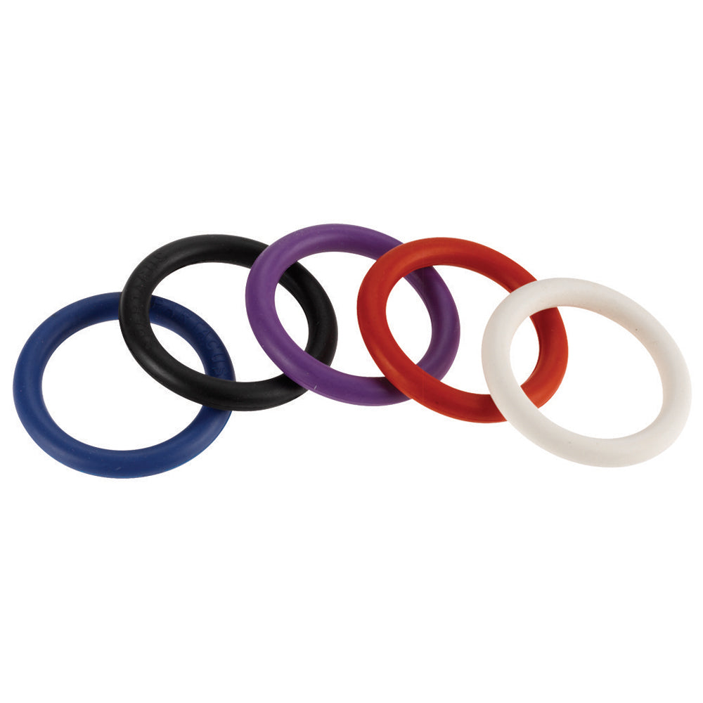 1.25'' Nitrile C-Rings - Rainbow | 669729410769 | Available at EroticWarehouse.com