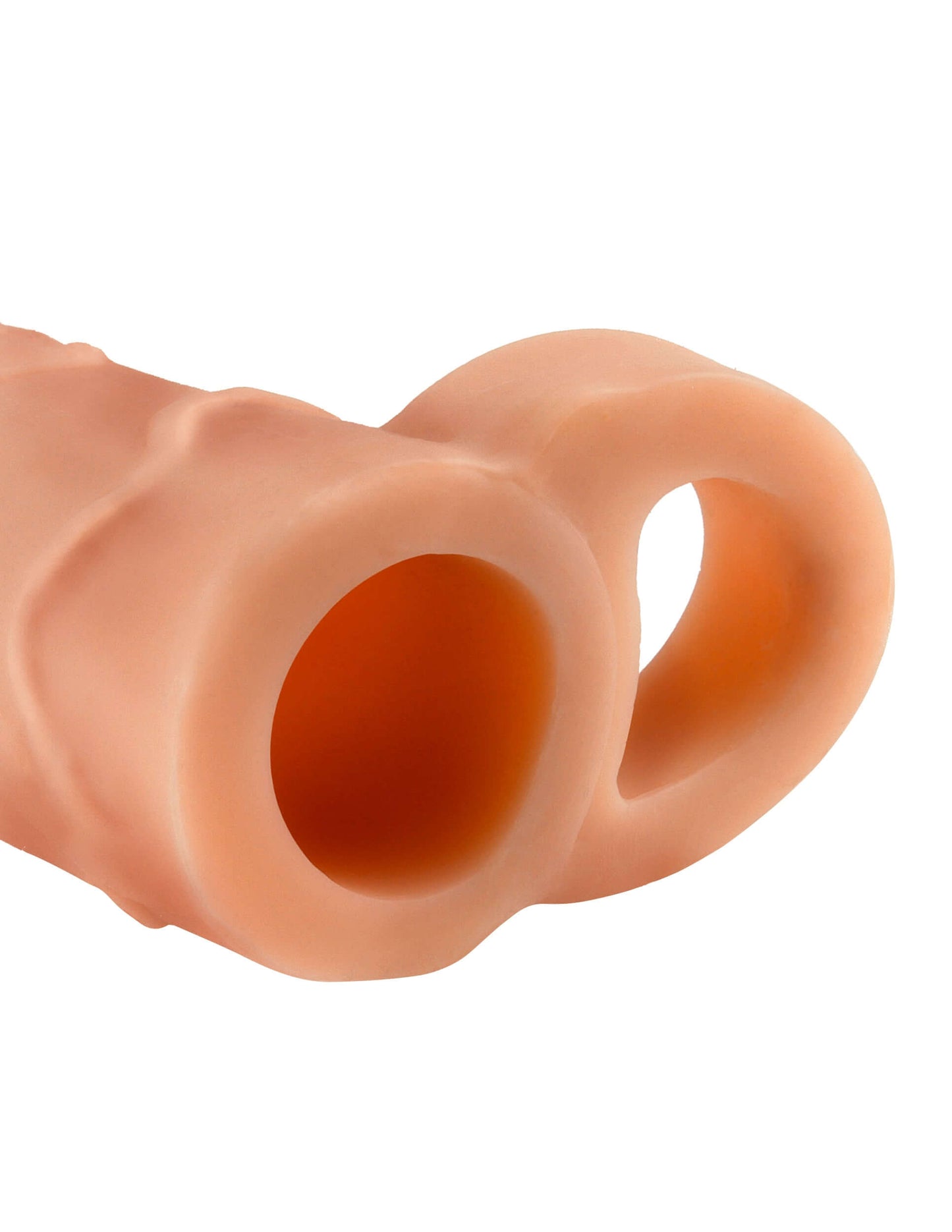 Fantasy X-Tension Perfect 2-Inch Extension With Ball Strap - Flesh | 603912345759 | Available at EroticWarehouse.com