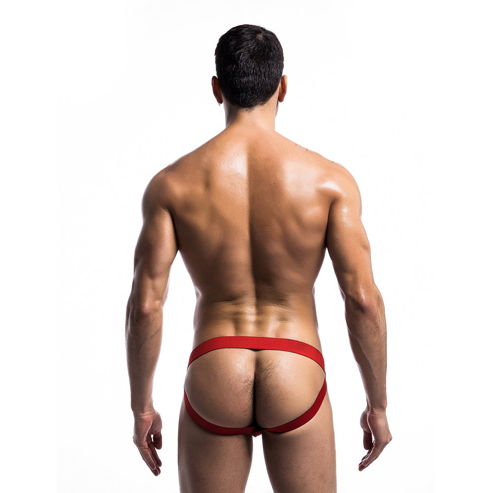 Mob Fetish Swim Jockstrap Red Small | 677355455122 | Available at EroticWarehouse.com