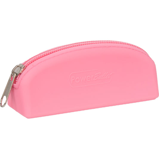 Powerbullet Silicone Zippered Bag Pink | 677613095169 | Available at EroticWarehouse.com