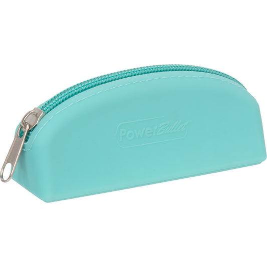 Powerbullet Silicone Zippered Bag Teal | 677613095190 | Available at EroticWarehouse.com