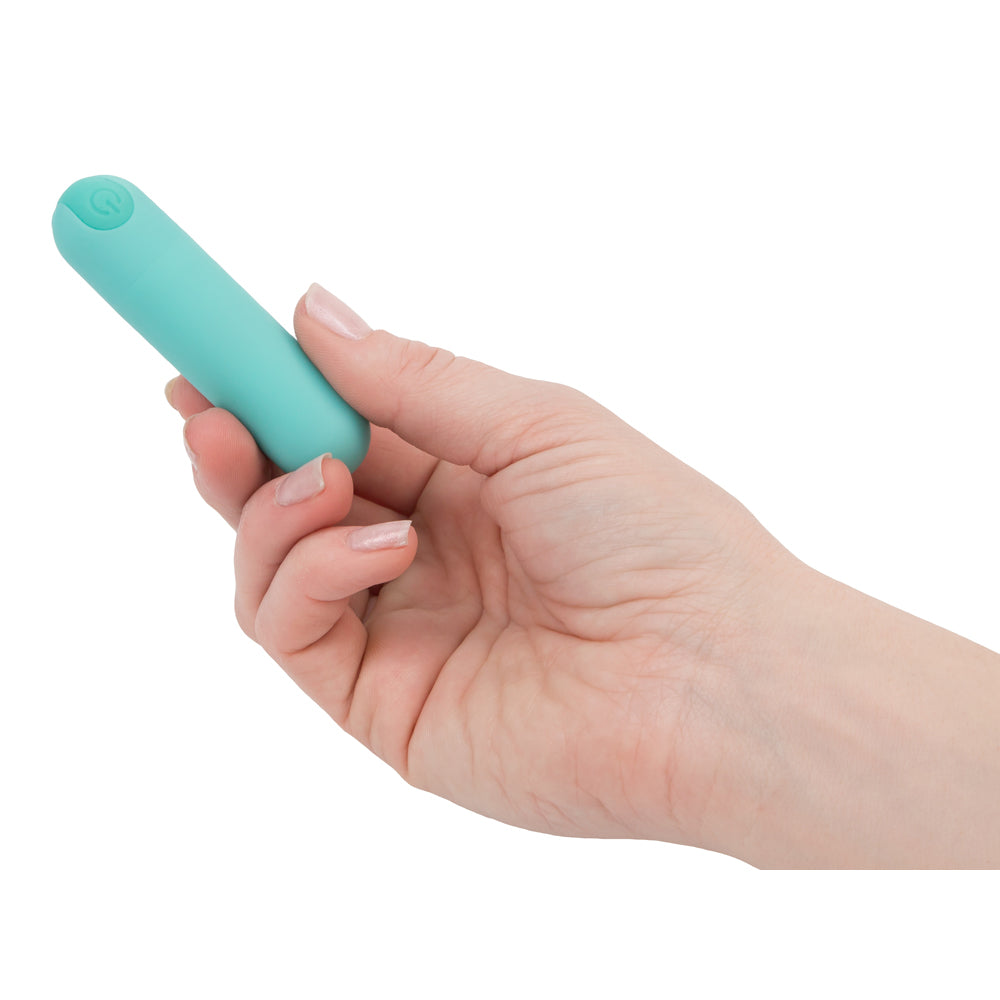 Powerbullet Essential 3'' Bullet With Case 9 Function Teal | 677613571939 | Available at EroticWarehouse.com
