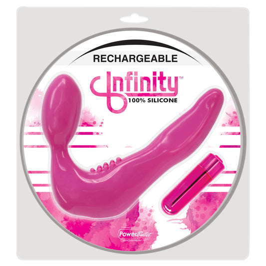 Powerbullet Infinity With 2.5'' Mini Bullet 9 Function Pink | 677613589163 | Available at EroticWarehouse.com