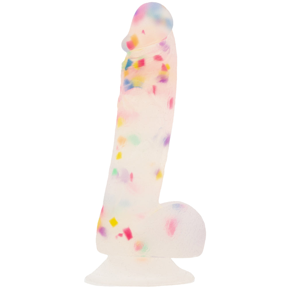 Addiction Party Marty 7.5'' Frost And Confetti With Bonus Bullet | 677613875372 | Available at EroticWarehouse.com