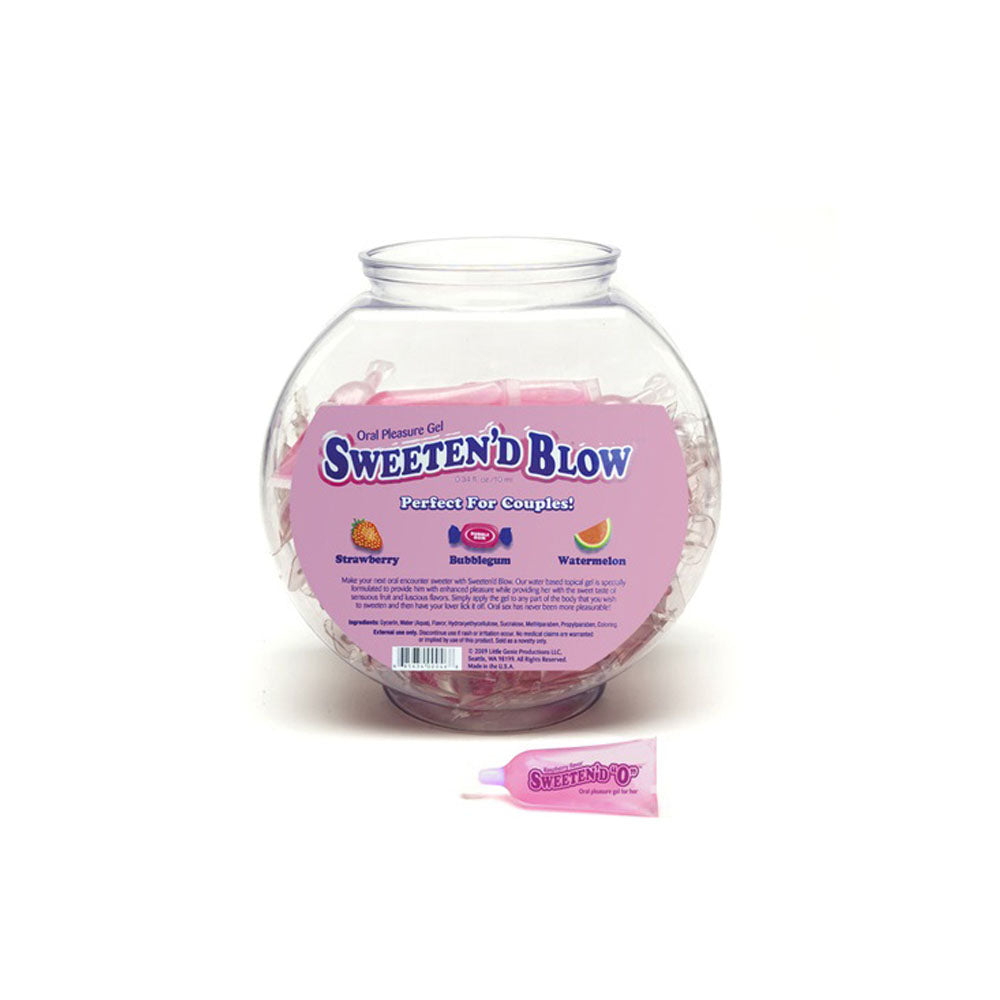 Sweeten'd Blow 3 Flavor Fishbowl 66Ct | 685634000468 | Available at EroticWarehouse.com