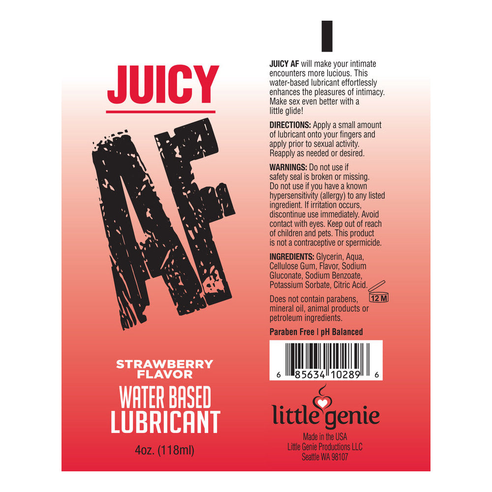 Af Lube Strawberry 2 oz. | 685634102902 | Available at EroticWarehouse.com