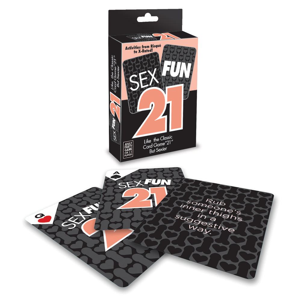 Sex Fun 21 Card Game | 685634103077 | Available at EroticWarehouse.com