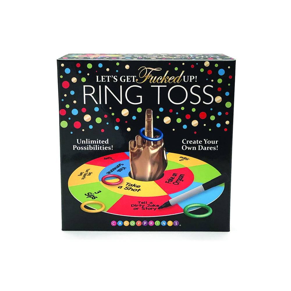 Let'S Get Fucked Up Ring Toss | 685634103282 | Available at EroticWarehouse.com