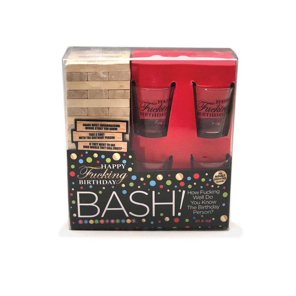 Happy Fucking Birthday Bash Drinking Game | 685634103299 | Available at EroticWarehouse.com