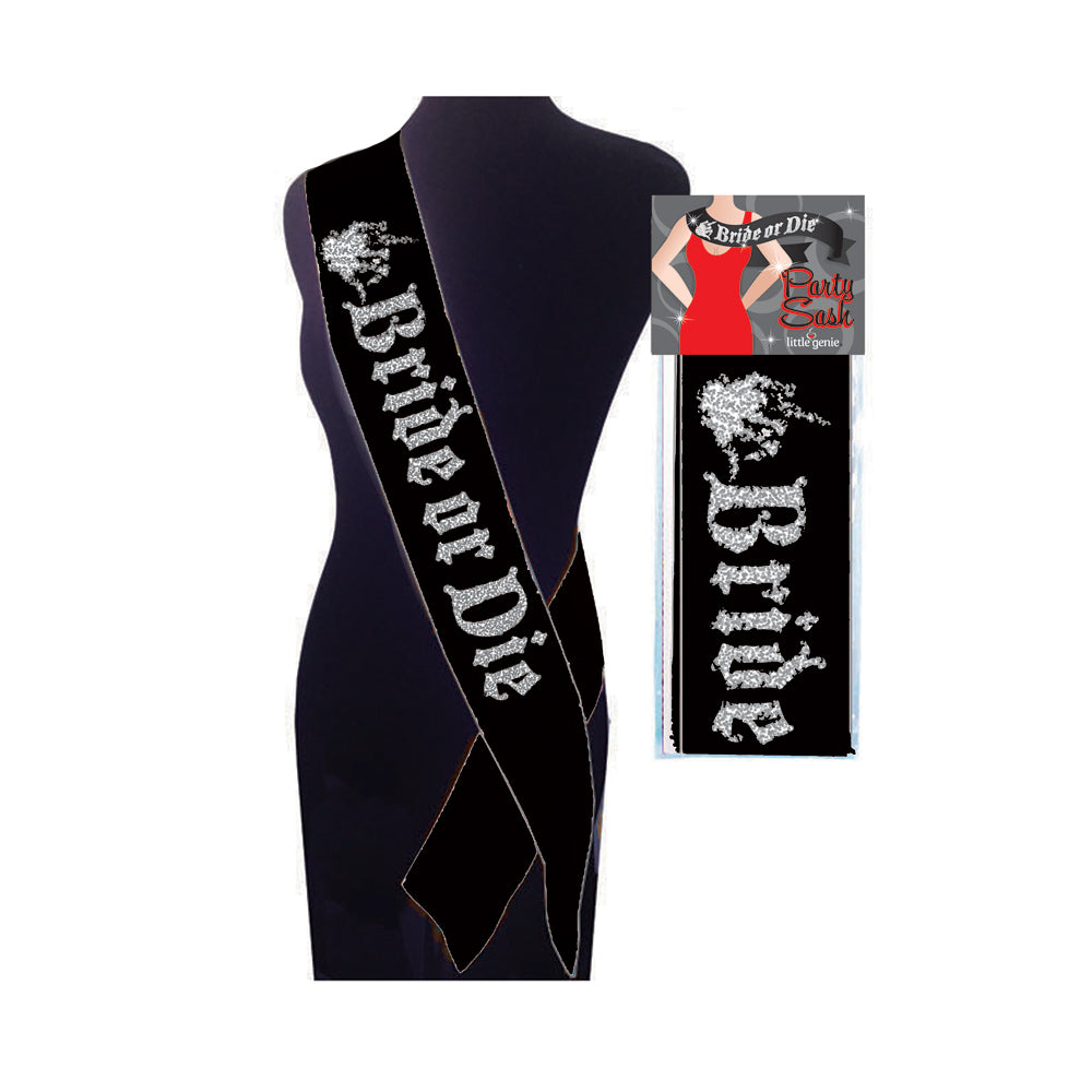 Bride Or Die Sash | 685634103572 | Available at EroticWarehouse.com