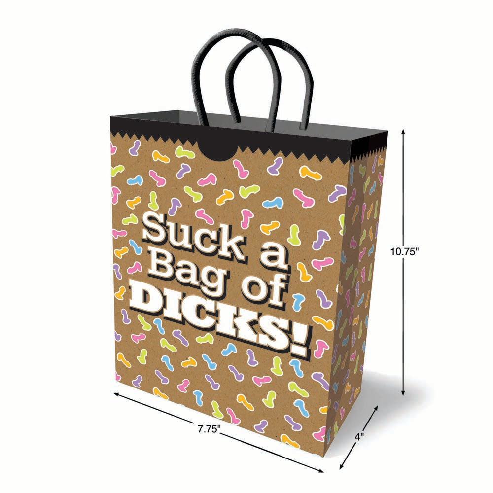 Suck A Bag Gift Bag | 685634103664 | Available at EroticWarehouse.com