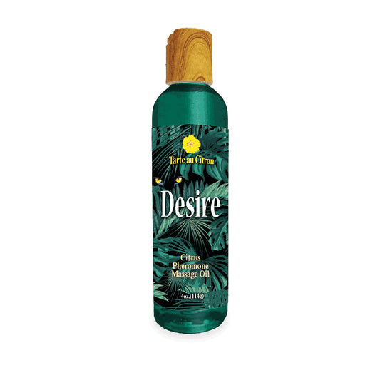 Desire Pheromone Massage Oil Citrus 4 oz. | 685634111294 | Available at EroticWarehouse.com
