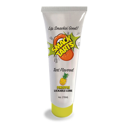 Smack Tarts Lickable Sour Pineapple Lube 4 oz. | 685634111973 | Available at EroticWarehouse.com