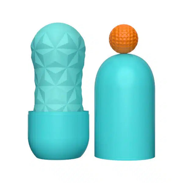 Pretty Love Victoria Caspar Cup Masturbator Turquoise | 6959532335415 | Available at EroticWarehouse.com