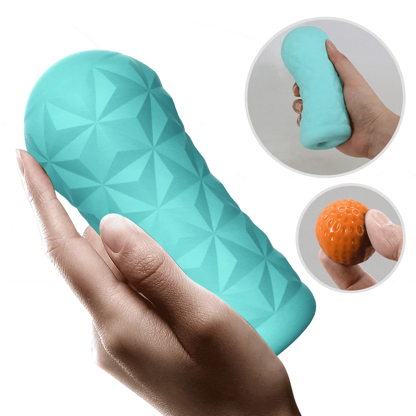 Pretty Love Victoria Caspar Cup Masturbator Turquoise | 6959532335415 | Available at EroticWarehouse.com