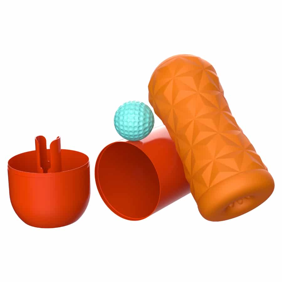 Victoria Masturbator - Orange by Pretty Love | 6959532335422 | Available at EroticWarehouse.com