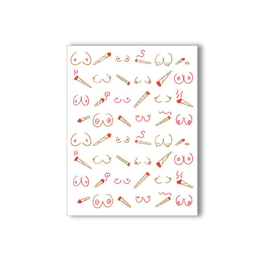 Doobies & Boobies Naughtykard | 706547505489 | Available at EroticWarehouse.com