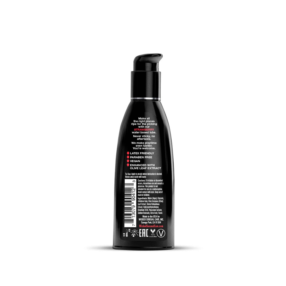 Wicked Aqua Strawberry 2 Oz. | 713079904123 | Available at EroticWarehouse.com