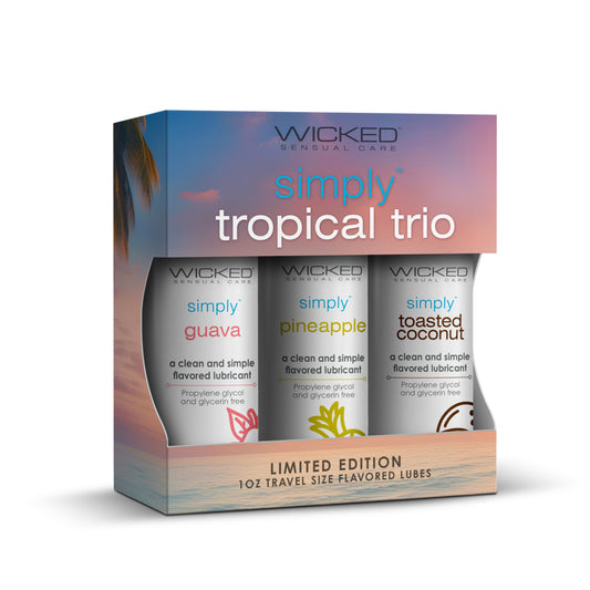 Wicked Simply Tropical Trio Kit | 713079911909 | Available at EroticWarehouse.com
