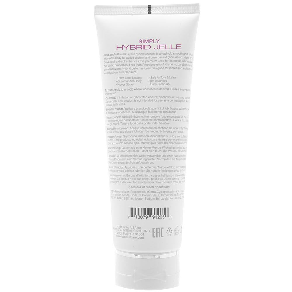 Simply Hybrid Jelle 4 oz. | 713079912050 | Available at EroticWarehouse.com