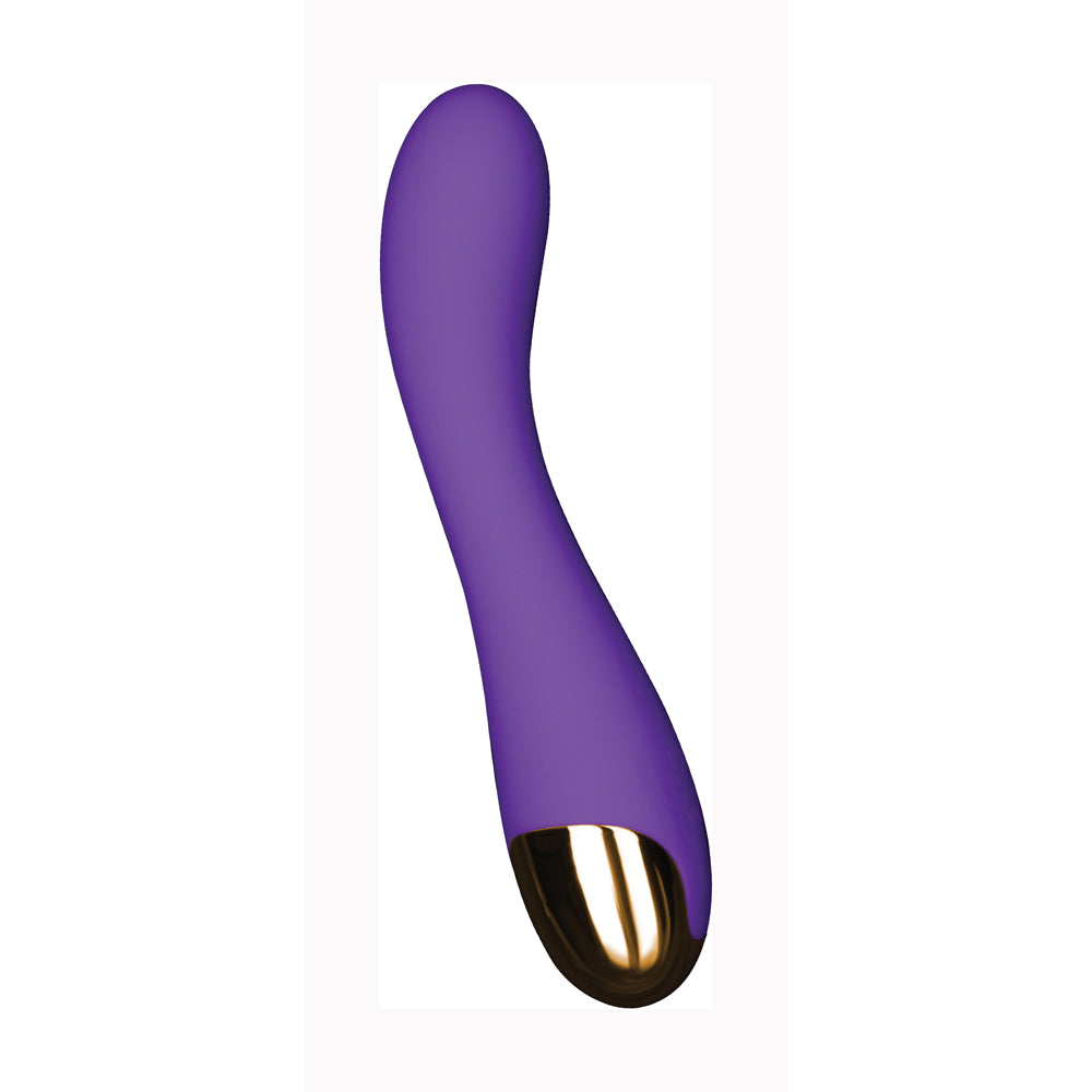 Geneve G Spot Vibrator Purple & Gold | 716715771325 | Available at EroticWarehouse.com
