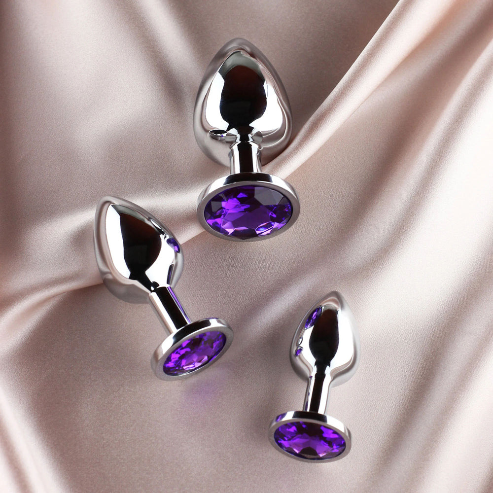 Anika 3 Piece Anal Plug Kit | 716715771516 | Available at EroticWarehouse.com