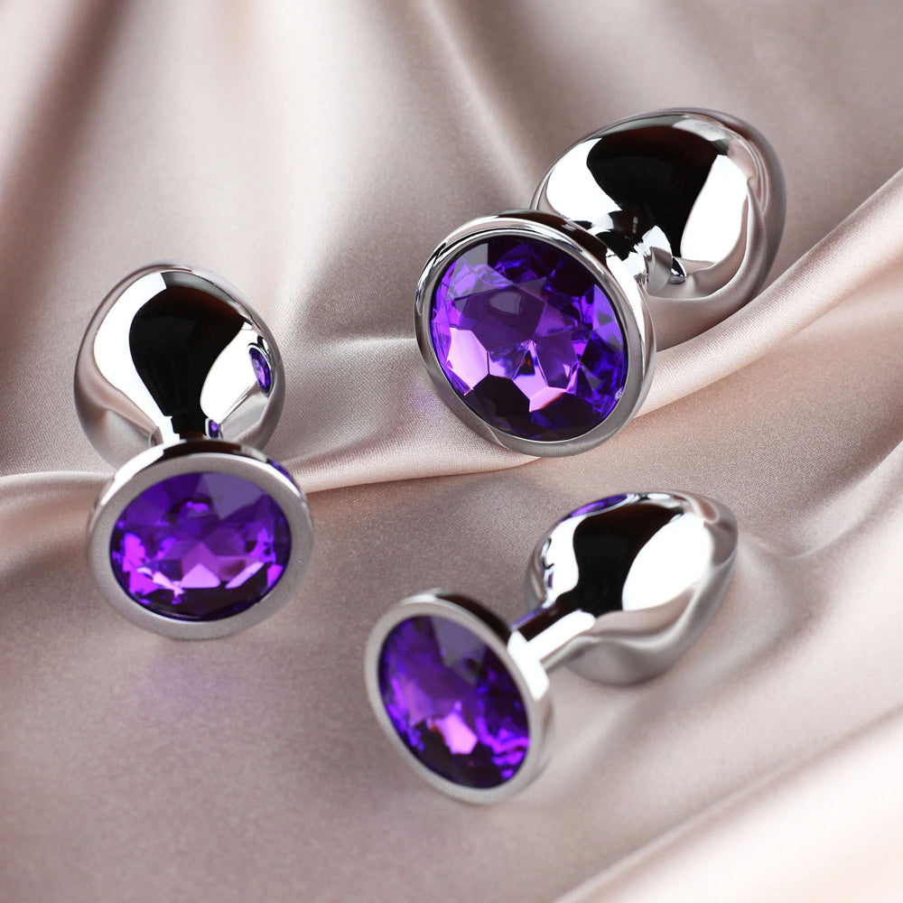 Anika 3 Piece Anal Plug Kit | 716715771516 | Available at EroticWarehouse.com