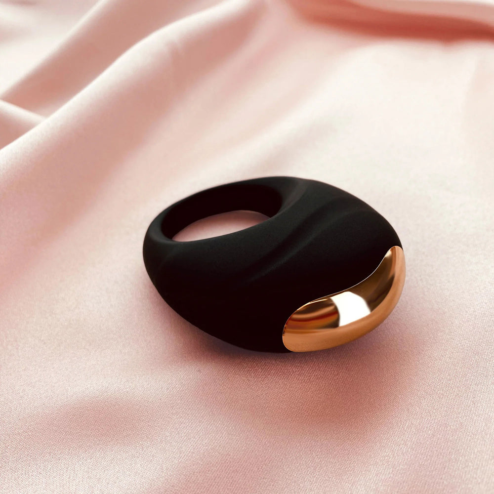 Luca Vibrating Penis Ring Black | 716715771691 | Available at EroticWarehouse.com