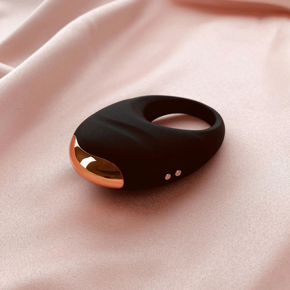 Luca Vibrating Penis Ring Black | 716715771691 | Available at EroticWarehouse.com