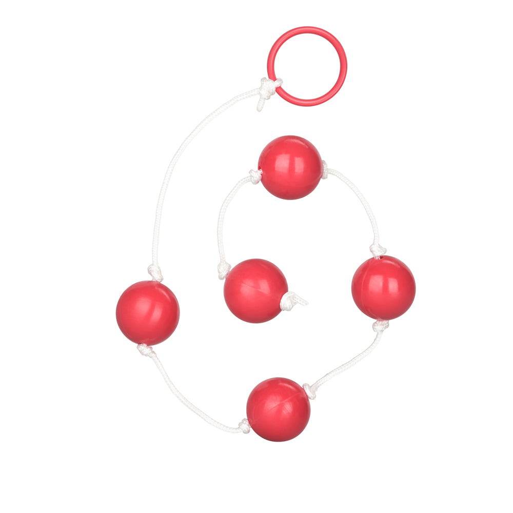 Large Anal Beads Red | 716770004192 | Available at EroticWarehouse.com