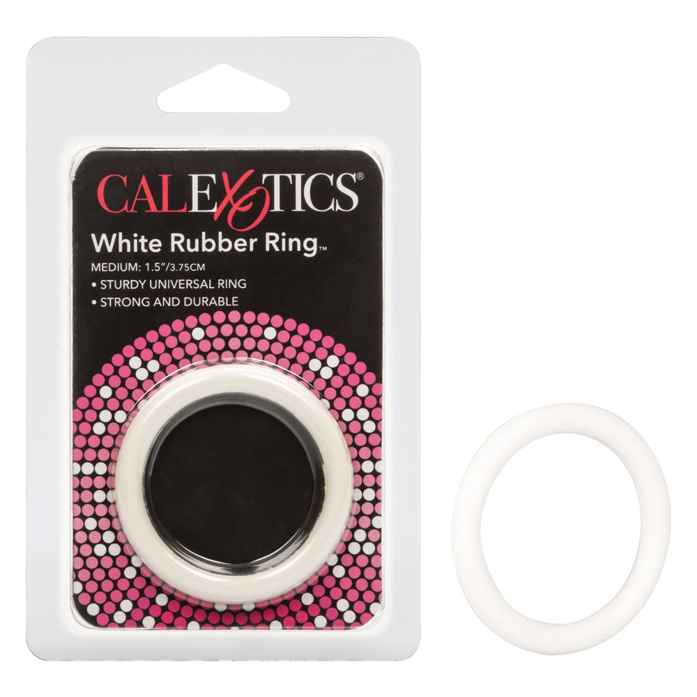 White Rubber Ring Medium | 716770004468 | Available at EroticWarehouse.com