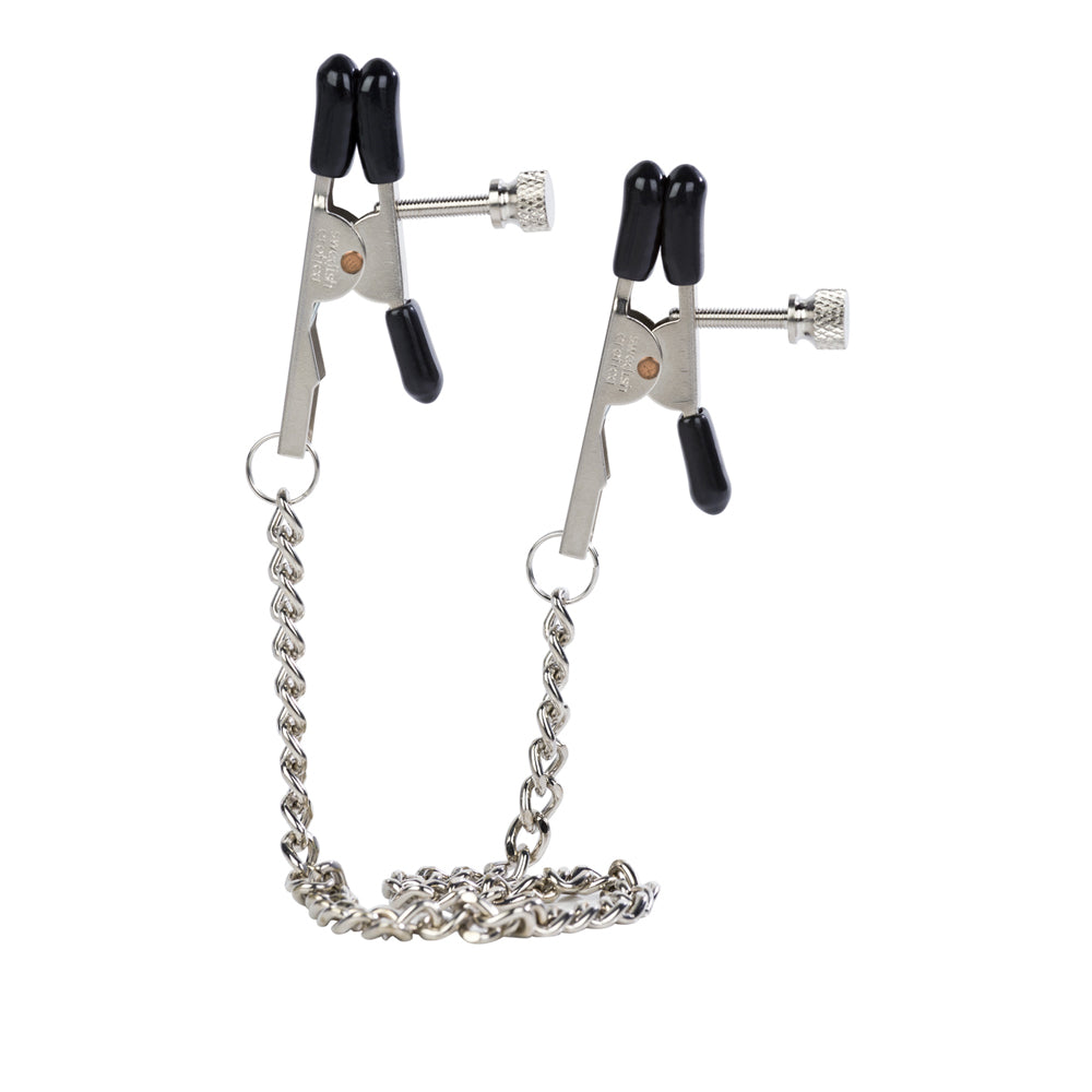 Nipple Play Bull Nose Nipple Clamps Silver | 716770013088 | Available at EroticWarehouse.com