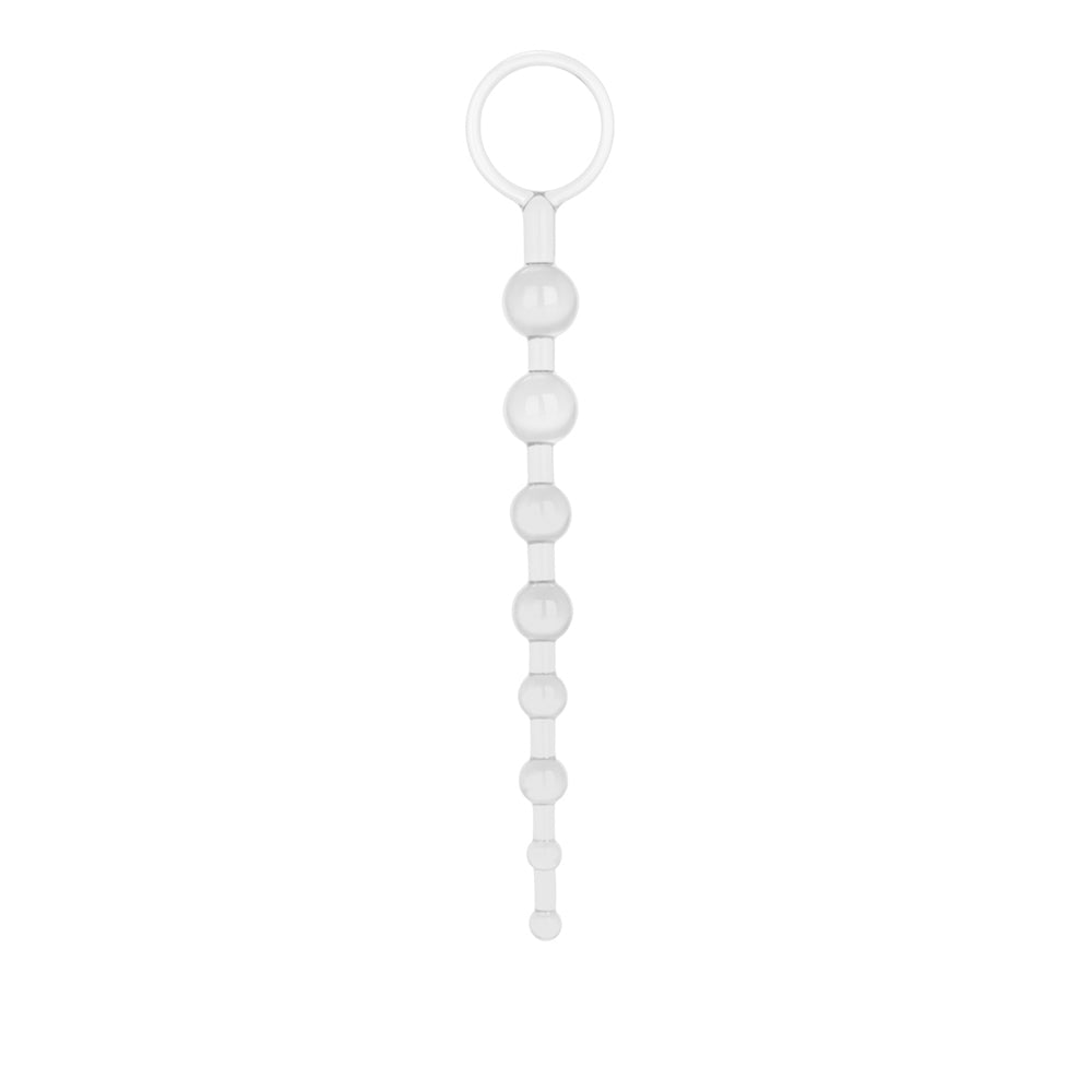 Shane's World Anal 101 Intro Beads Clear | 716770030726 | Available at EroticWarehouse.com