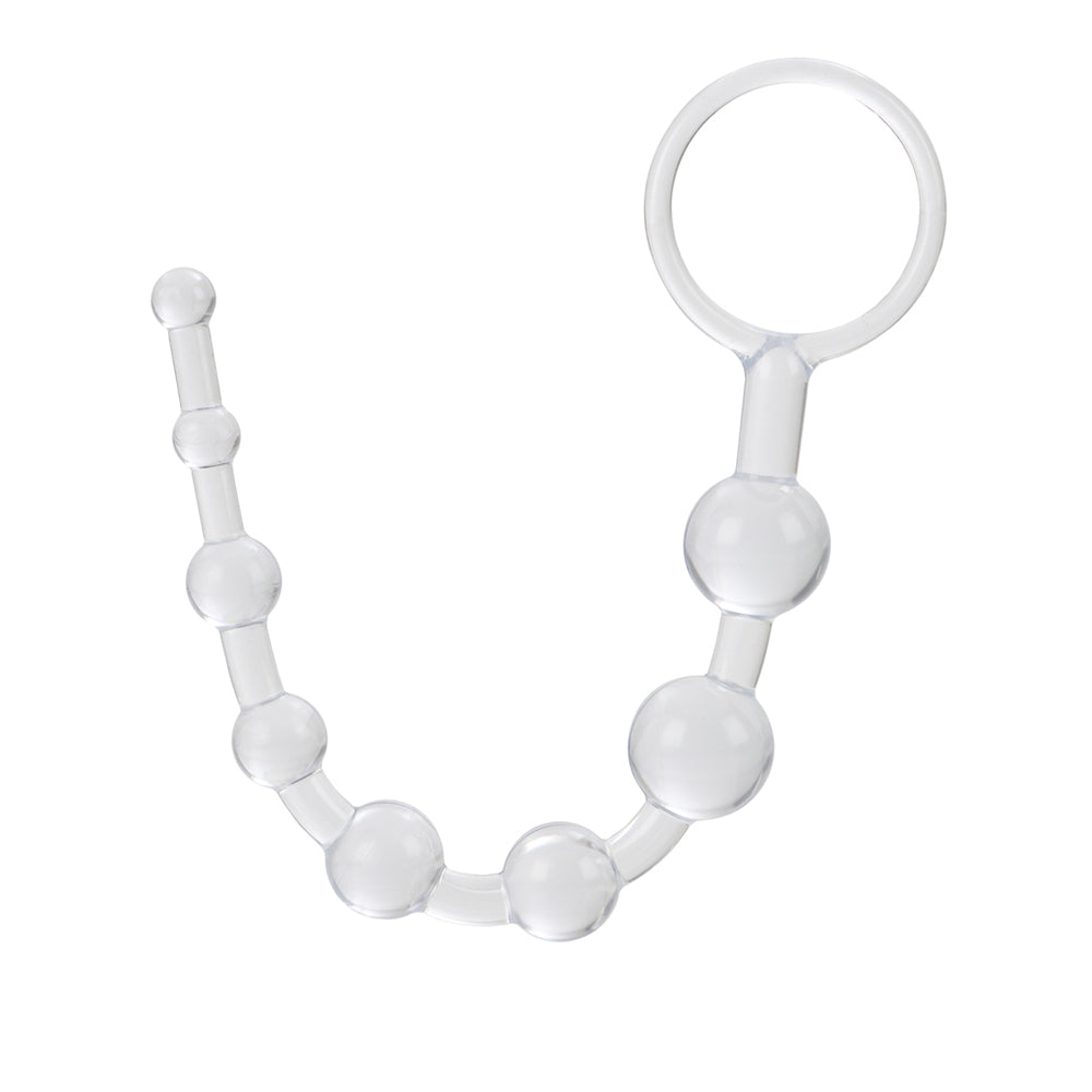 Shane's World Anal 101 Intro Beads Clear | 716770030726 | Available at EroticWarehouse.com